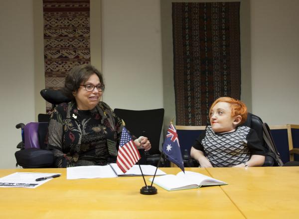 An image of Judy Heumann and Stella Young.